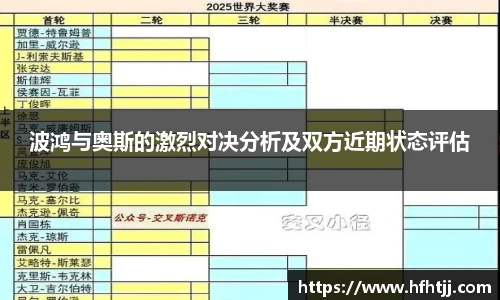波鸿与奥斯的激烈对决分析及双方近期状态评估